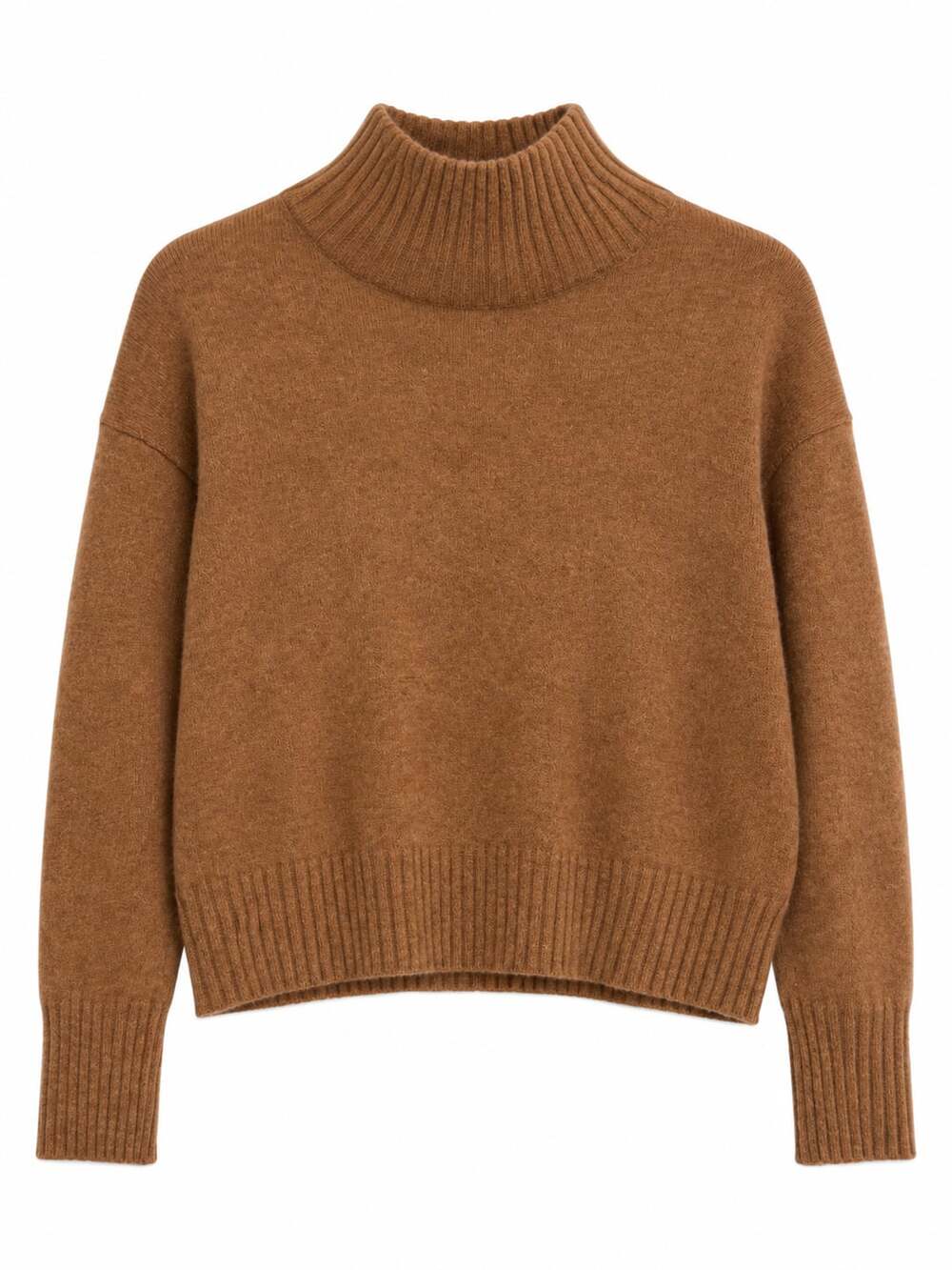 Free People Roll Neck Sweater Size XS Brown